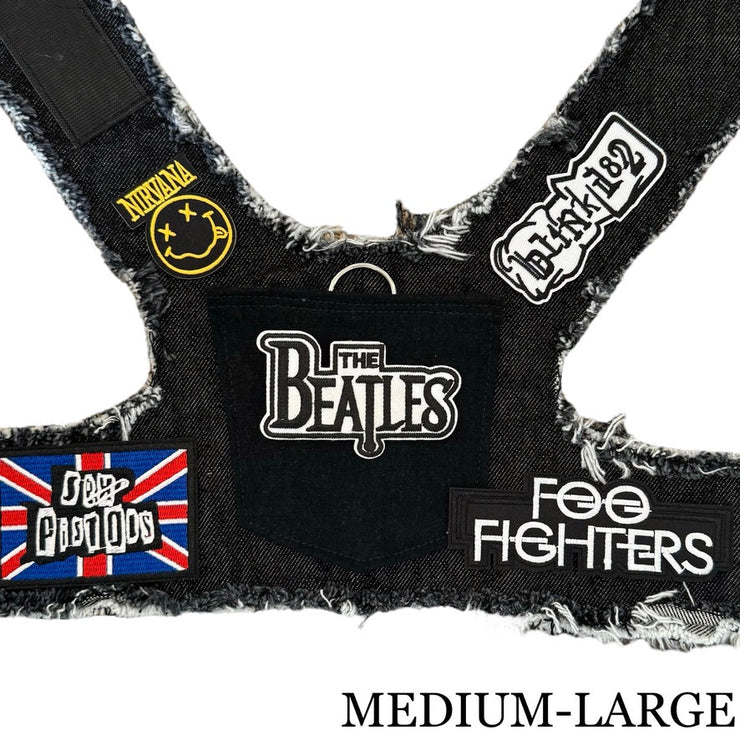 Black Denim Harness - BEATLES