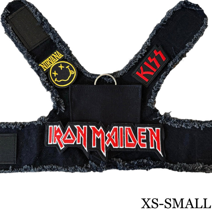 Black Denim Harness - IRON MAIDEN