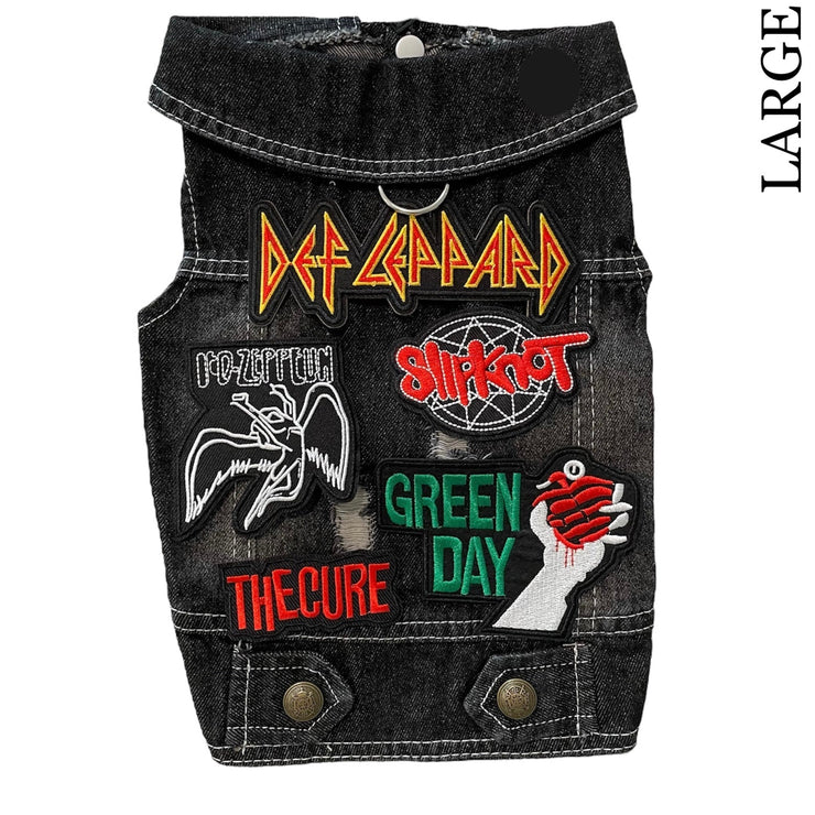 Denim Rocker Vest - DEF LEPPARD