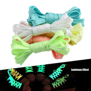 1 Pair Luminous Glow in the Dark Shoelaces for Kids or Adults Walking at Night or Early Morning or at Camp for Safety and for Fun