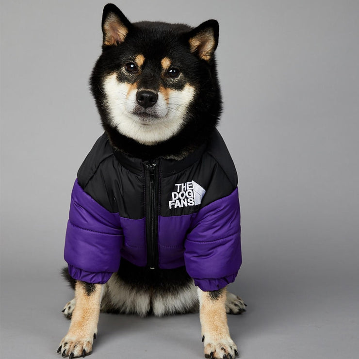 Adorable Designer The Dog Fan Warm Winter Dog Jacket for Small to 5X Size