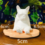 Sleeping Bulldog Dog Silicone Mold Chocolate Mold 3D  Plaster Mold DIY Concrete Cement Craft Mold