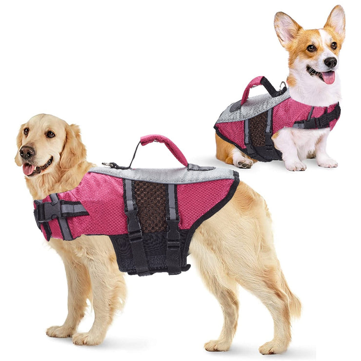 Stylish Dog Life Jacket Safety Swimming Preserver Swimwear Pet Life Vest (Sizes XS - XXL) - ON SALE!