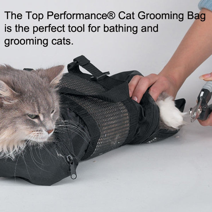 Cat Adjustable Grooming Retraint for Cat Baths, Pet Nail Trimming, medication and innjecting  administer, etc Anti Scratch Bite Restraint