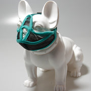 Safe Short Snout Dog Muzzles Adjustable Mask Outdoor Anti Stop Barking Breathable Mesh Muzzle For Pet French Bulldog Pug Pekingese