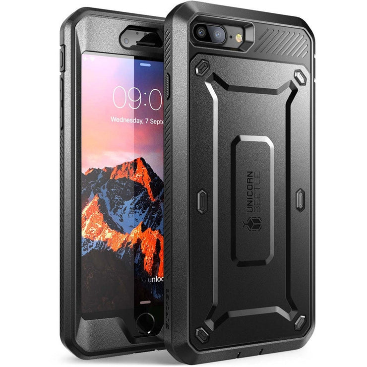 Durable Case For iphone 8 Plus Iphone 7 Plus Case UB Pro Series Full-Body Rugged Holster Protective Cover with Built-in Screen Protector - New