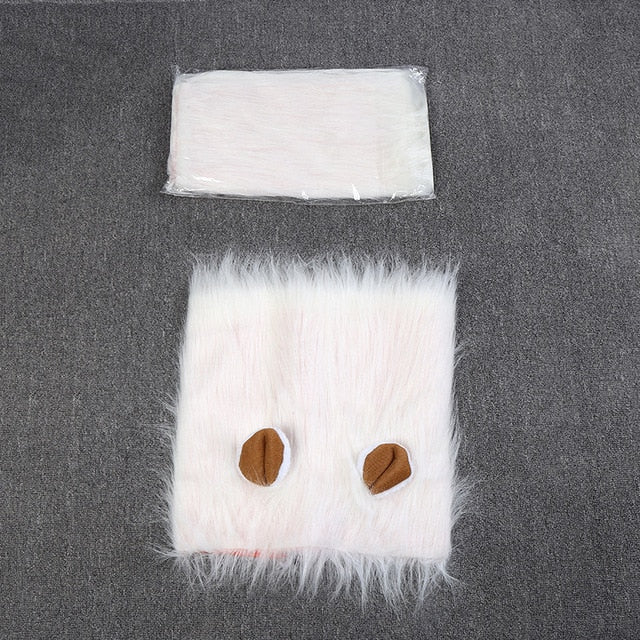 Funny Pet Hat Lion Mane for Dogs Cat Cosplay Dress up Puppy Lion Wig Costume Party Decoration Halloween Christmas Pet Supplies