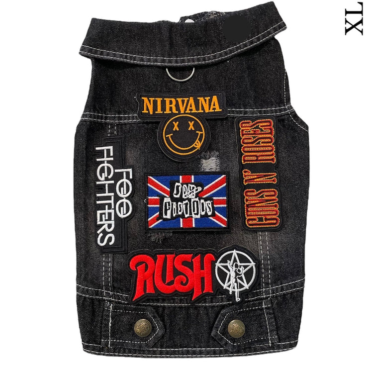 Denim Rocker Vest - NIRVANA