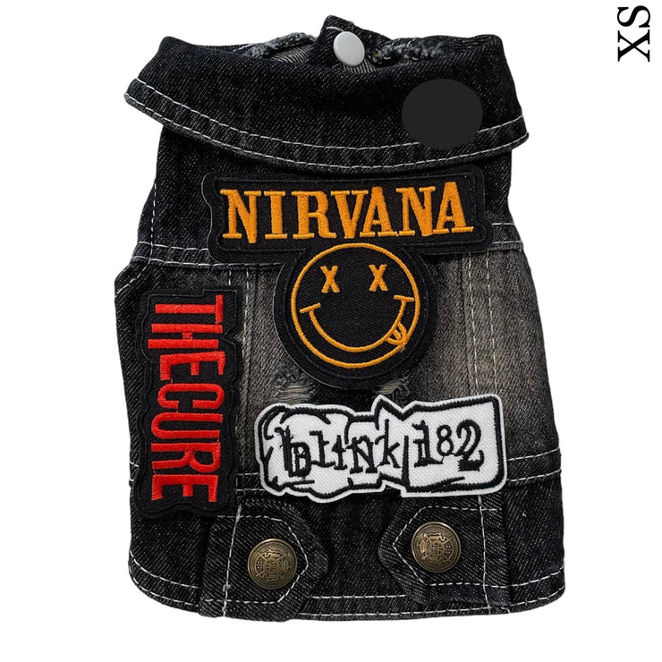 Denim Rocker Vest - NIRVANA