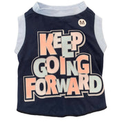 Upcycled Dog Tank - M "FORWARD"