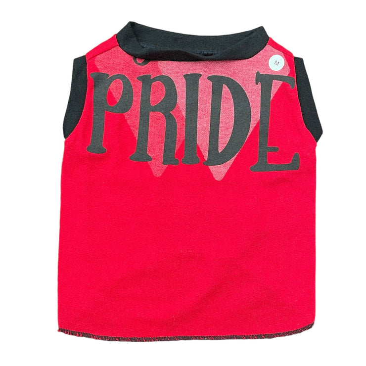 Upcycled Dog Tank - M "PRIDE"