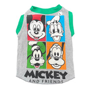 Upcycled Dog Tank - L "MICKEY & FRIENDS"