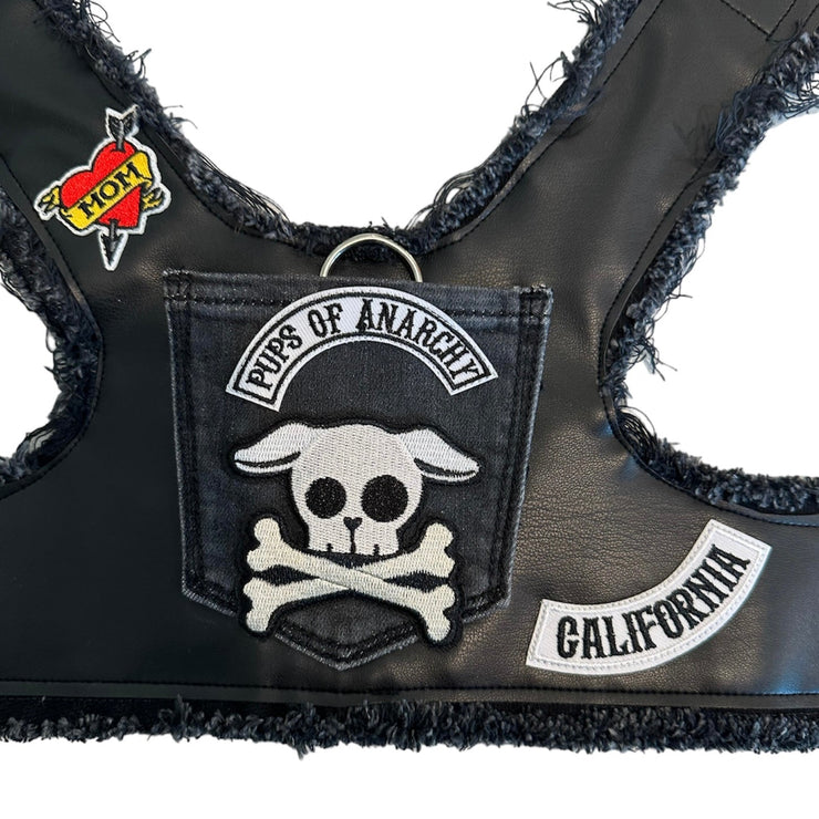 PUPS OF ANARCHY - Faux Leather Harness