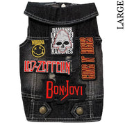 Denim Rocker Vest - RAMONES