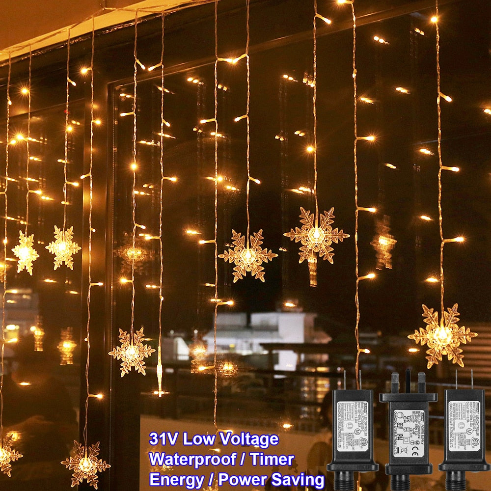 Outdoor Waterproof Christmas Snowflake LED Projector Lights with Remote  Control - Costway