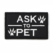 Patches For Dog Harness Collar Vest K9 Tags Label Tactical Patch