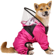 THE DOG FACE  Raincoat Outdoor Waterproof  Reflective Dog Jacket Dogs Water Resistant  XS - 4X