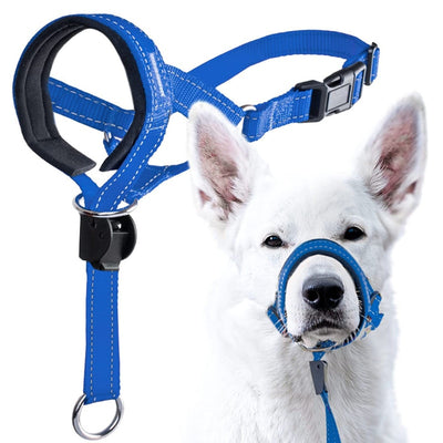 Adjustable Anti Pull Stop Pulling Muzzle Leads Dog Training Guide Control Easy To Fit Pet Muzzle for Dog Supplies