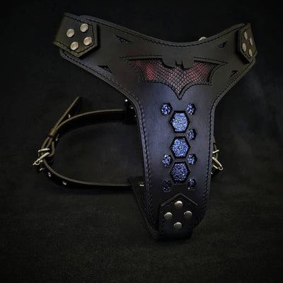 BATMAN LEATHER HARNESS - TOP QUALITY - GENUINE LEATHER - HANDCRAFTED