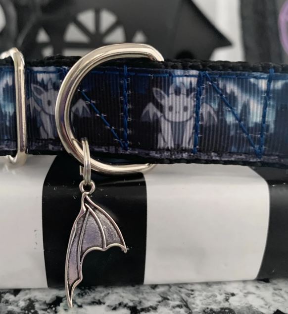 Halloween Spooky Dog or Cat Collar - Customized Martingale or Standard Dog or Cat Collar