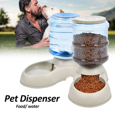 Dog Cat Large Automatic Water Dispenser Pet Bowl (3.75L)