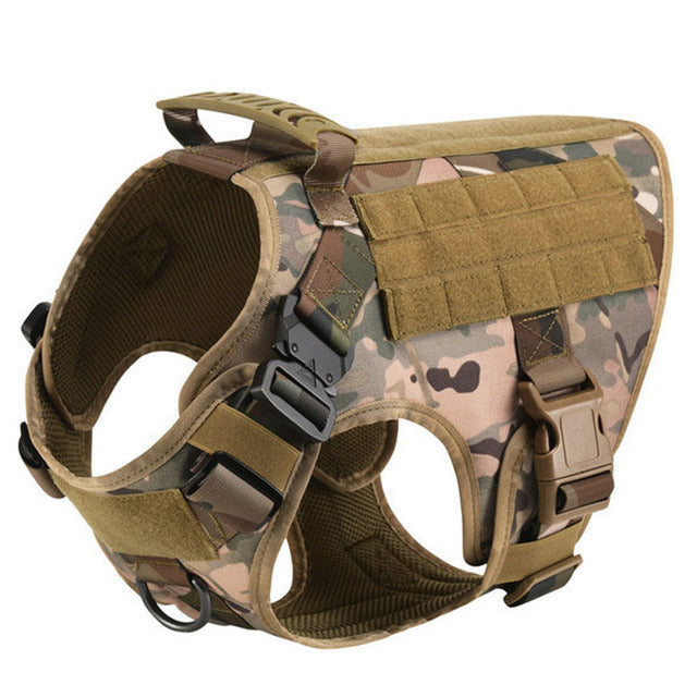 Military Training Vest Tactical Dog Harness and Leash Set For Dogs