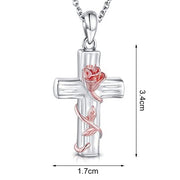 Heart Shaped Crystal Tree Urn Necklace Ashes Keepsake Pendant Jewelry Gifts For Women Girls