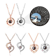 MEMORIAL NECKLACES PROJECTION PICTURE OF YOUR LOVED ONE (PET , LOVED ONE, ETC)