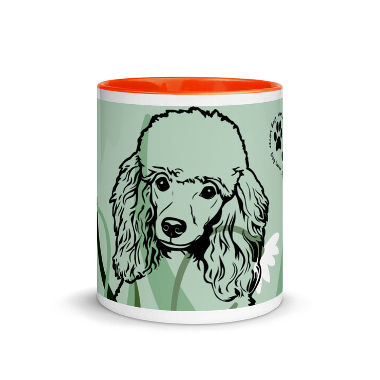 Poodle Mug with Color Inside