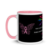 You Can't Wait Until Life Isn't Hard to be Happy Nightbirde Mug with Color Inside