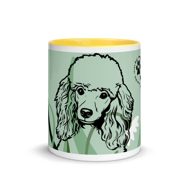 Poodle Mug with Color Inside