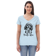 Doodle Mom Women’s recycled V-neck T-shirt