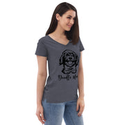 Doodle Mom Women’s recycled V-neck T-shirt